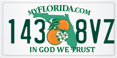 FL license plate 1438VZ