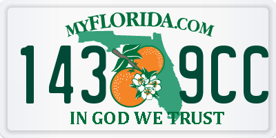 FL license plate 1439CC