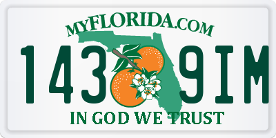 FL license plate 1439IM