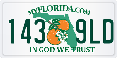 FL license plate 1439LD