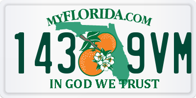FL license plate 1439VM