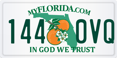 FL license plate 1440VQ