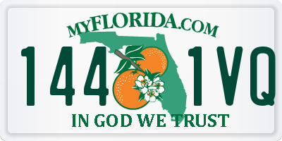 FL license plate 1441VQ