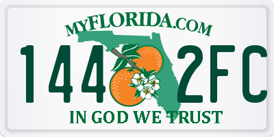 FL license plate 1442FC