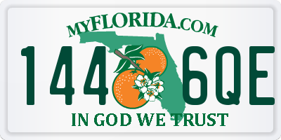 FL license plate 1446QE