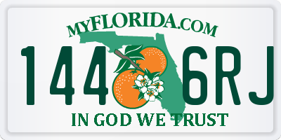 FL license plate 1446RJ