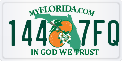 FL license plate 1447FQ