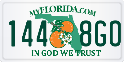 FL license plate 1448GO