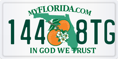 FL license plate 1448TG