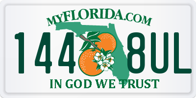 FL license plate 1448UL
