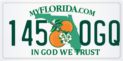FL license plate 1450GQ