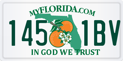 FL license plate 1451BV