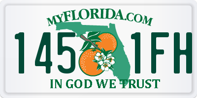 FL license plate 1451FH