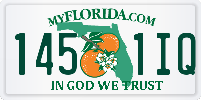 FL license plate 1451IQ