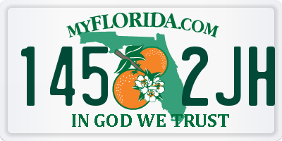 FL license plate 1452JH