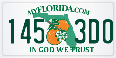 FL license plate 1453DO