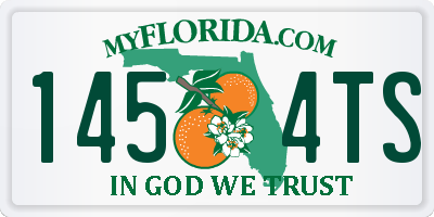 FL license plate 1454TS