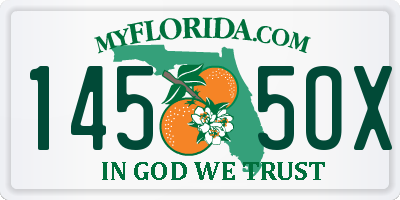 FL license plate 1455OX