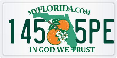 FL license plate 1455PE