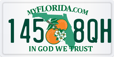 FL license plate 1458QH