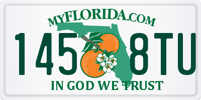 FL license plate 1458TU