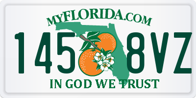 FL license plate 1458VZ
