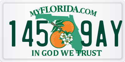 FL license plate 1459AY