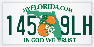 FL license plate 1459LH