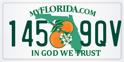 FL license plate 1459QV