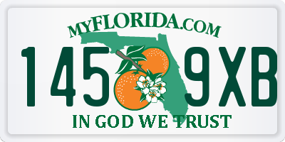 FL license plate 1459XB