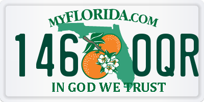FL license plate 1460QR