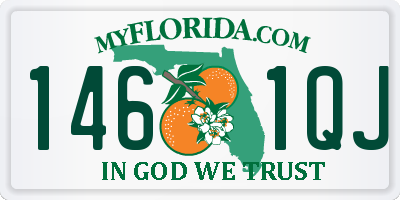 FL license plate 1461QJ
