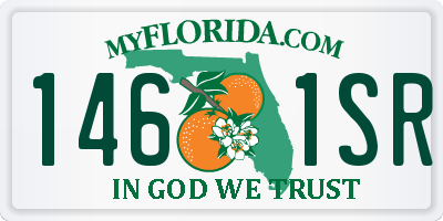 FL license plate 1461SR
