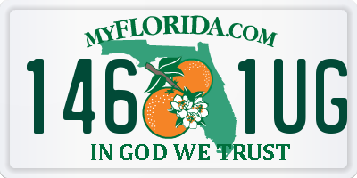 FL license plate 1461UG