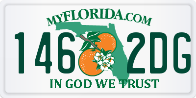 FL license plate 1462DG