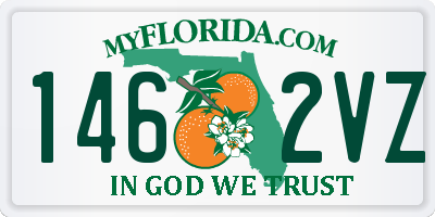 FL license plate 1462VZ