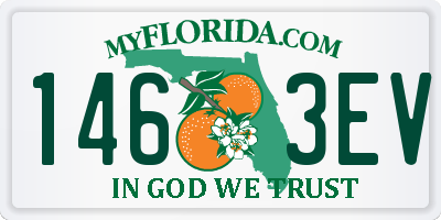 FL license plate 1463EV