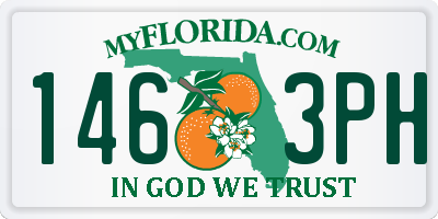 FL license plate 1463PH