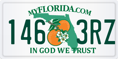 FL license plate 1463RZ