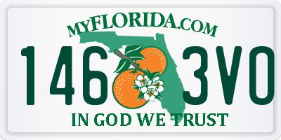 FL license plate 1463VO