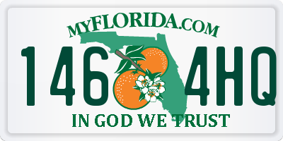 FL license plate 1464HQ