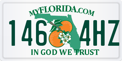 FL license plate 1464HZ
