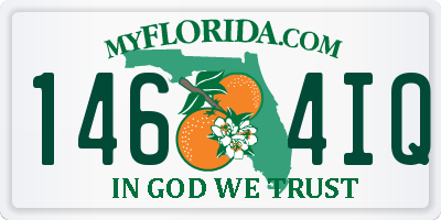 FL license plate 1464IQ