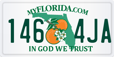 FL license plate 1464JA