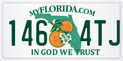 FL license plate 1464TJ