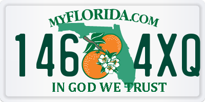 FL license plate 1464XQ