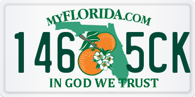 FL license plate 1465CK