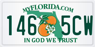 FL license plate 1465CW