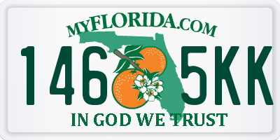 FL license plate 1465KK