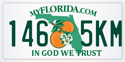 FL license plate 1465KM